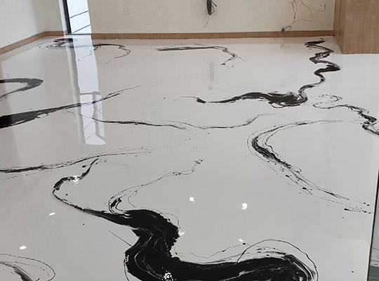 泼墨地坪